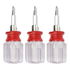 HERO 透明兩用螺絲起子 6 x 38, 3個