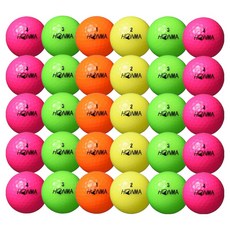 HONMA A級高爾夫回收球 42.67mm, 1個, 混色, 30個