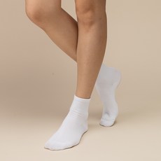 인베이스 여성용 카바 무지 중목 양말 10켤레 세트