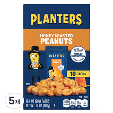 Daesang Planters 紳士牌蜂蜜烘烤花生, 28g, 50個