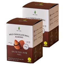 넛츠그린 저당 마일드 초코볼 아몬드 5p, 150g, 2개