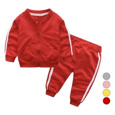 JOY MULTI 孩童長袖外套長褲運動套裝