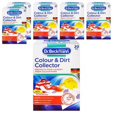 Dr.Beckmann 貝克曼博士 護色防染洗衣吸色紙, 20入, 6個