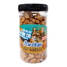 A star 貓專用膠原魚塊 貓零食, 干貝, 180g, 1罐