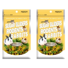 armonto 阿曼特 鼠兔用高C綜合水果乾, 天然水果，乾燥製成, 無添加人工色素和著色料, 富含豐富水果纖維, 適合兔子、天竺鼠、黃金鼠、寵物鼠、松鼠食用, 110g, 2包