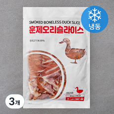 랜시 훈제 오리슬라이스 (냉동), 800g, 3개