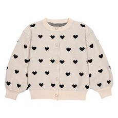 兒童愛心可愛針織開襟衫 CCV52GCD83