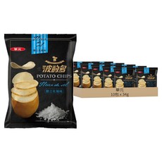 華元 波的多洋芋片 鹽之花風味, 34g, 10包