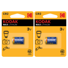 코닥 MAX CR2 3V 리튬 건전지, 1개입, 2개