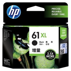 HP 惠普 61XL 墨水 CH563WA 原廠墨水匣 適用多款HP DeskJet/Envy/OfficeJet印表機, 黑色, 1入