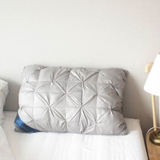 Logro頂級雲朵飯店枕頭, 灰色, 1個