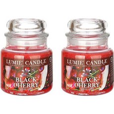 LUMIE CANDLE 小型罐蠟燭, 黑櫻桃, 70g, 2個