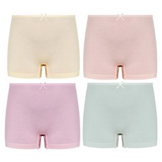 mrkids 兒童人造絲四角內褲4件組