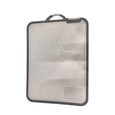 多用途雙面砧板 316不鏽鋼 PP TPR, 42.5 x 30 x 1.2cm, 菱格紋, 1個