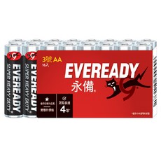 EVEREADY 永備 碳鋅電池 3號 1.5V, 1組, 16個