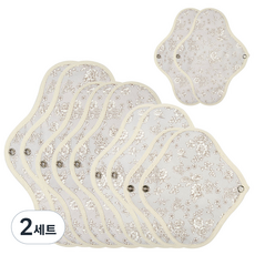 WIZLLY 布衛生棉 企劃組合 灰花, 2套