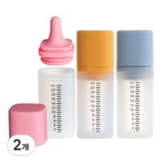 휴비딕 유아용 실리콘 투약병 20ml x 3종 세트, HSPB-100, 2개