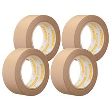 DEER BRAND 鹿頭牌 高黏可書寫牛皮紙膠帶 KT04 48mm x 40m, 牛皮色, 4捲