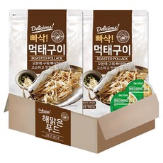 해맑은푸드 빠삭 먹태구이 25g + 청양간장마요 소스 30g 세트, 55g, 2개