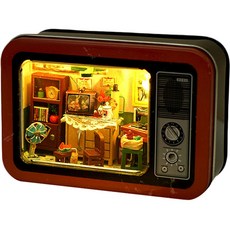 DIY復古袖珍屋工藝組, 客廳景觀