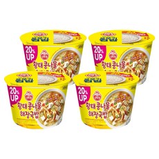 맛있는 오뚜기 컵밥 황태 콩나물해장국밥, 301.5g, 4개