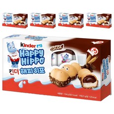 kinder 健達 快樂河馬巧克力, 104g, 5盒