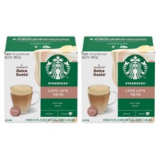雀巢咖啡 Dolce Gusto 的星巴克拿鐵咖啡, 10.1g, 12顆, 2盒