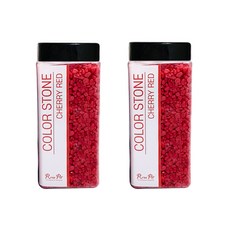 로라펫 컬러스톤 750g, 체리레드, 2개
