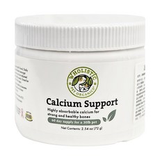 WHOLISTIC 護你姿 珊瑚鈣, 高吸收率鈣, 支持強壯健康的骨骼, 72克, 適用於犬貓, 1罐