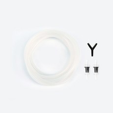 수아쿠아 실리콘 호스 + 역류방기지 2p + 에어분배기, 1세트