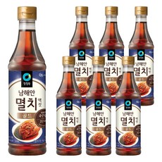청정원 남해안 멸치액젓 골드, 1kg, 7개