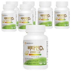 대웅생명과학 비타민D3 2000 IU, 90정, 7개