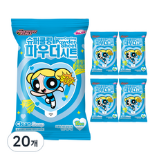 미스사사 슈퍼쿨링 파우더 시트 데오드란트 클린솝 15p, 87g, 20개