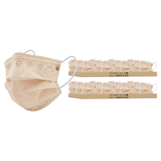 MITENXIN 天心生醫 三麗鷗 情境鋼印口罩 17.5 x 9.5cm, 美樂蒂玫瑰金, 30片, 2盒