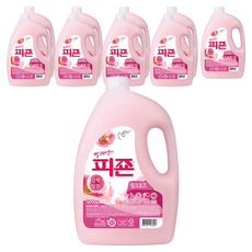 피죤 레귤러 섬유유연제 핑크로즈 본품, 2.5L, 10개