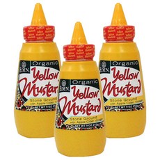 Eden Organics 黃芥末榨汁, 3個, 255g