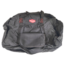 WIDE VIEW 大容量折疊式行李箱拉桿旅行袋 鞋倉款, 輕便防潑水耐磨耐用, 展開51 x 41 x 20cm 摺疊20 x 21 x 5cm, 黑色