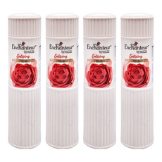 Enchanteur 艾詩 香氛爽身粉 紅色 玫瑰小蒼蘭 200g, 4個