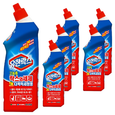 유한락스 고농축 락스와세제 다목적세정용, 755ml, 6개