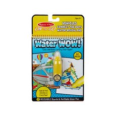 Melissa&Doug 瑪莉莎 旅遊樂 水畫冊, 1組, 交通工具點點連線