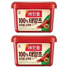 CJ Haechandle 好餐得 太陽椒韓國米辣椒醬, 500g, 2個