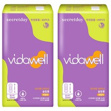 [VEGANLIFE] Vidawell Secret Day 失禁 Inner Fit 護墊 護墊型 成人紙尿褲, 40入, 纖長款, 2套