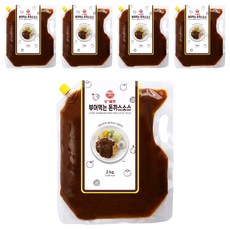 오뚜기 오쉐프 부어먹는 돈까스소스, 2kg, 5개