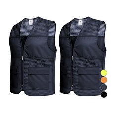 WEEVE 男女通用網眼工作安全背心 2件組