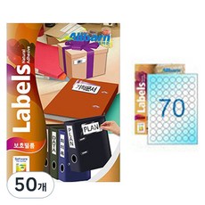 奧本圓形保護膜, 70格, 50個