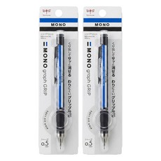 Tombow 蜻蜓牌 MONO graph Grip 自動鉛筆 DPA-141A 標準, 0.5mm, 2組