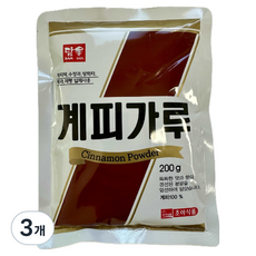 담울 계피가루, 200g, 3개 200g, 3개