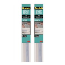 3M Scotch 透明門縫密封貼條, 2個