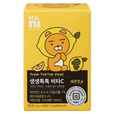 Myni Fresh Tok Tok 維他命C片, 108顆, 1600mg, 1盒