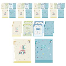 펜피아 1 000 초등 스프링노트 1-2수학 공용 10개입, 랜덤발송, 5개
